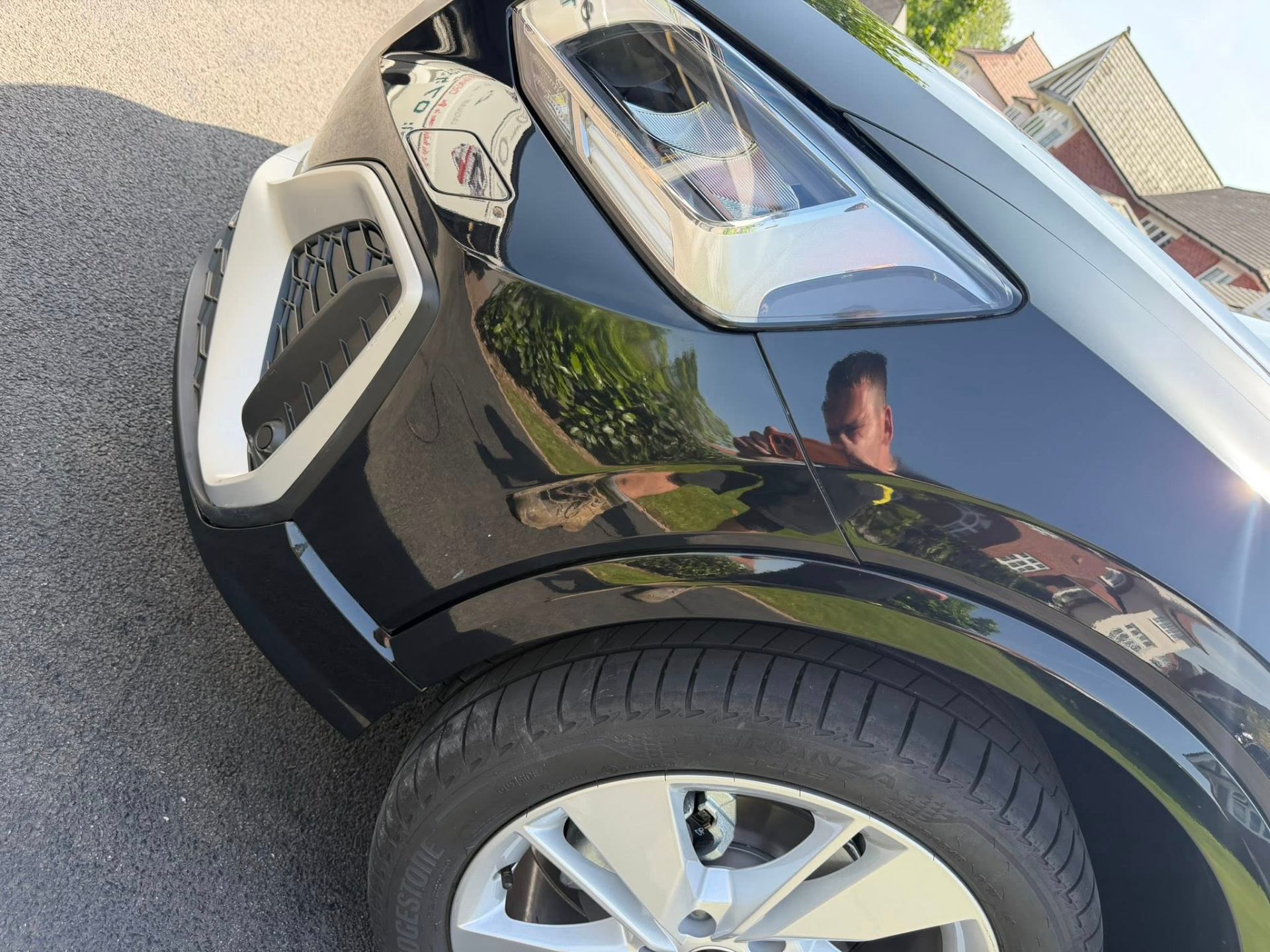 Front Wing & Bumper Scuff Repair — after